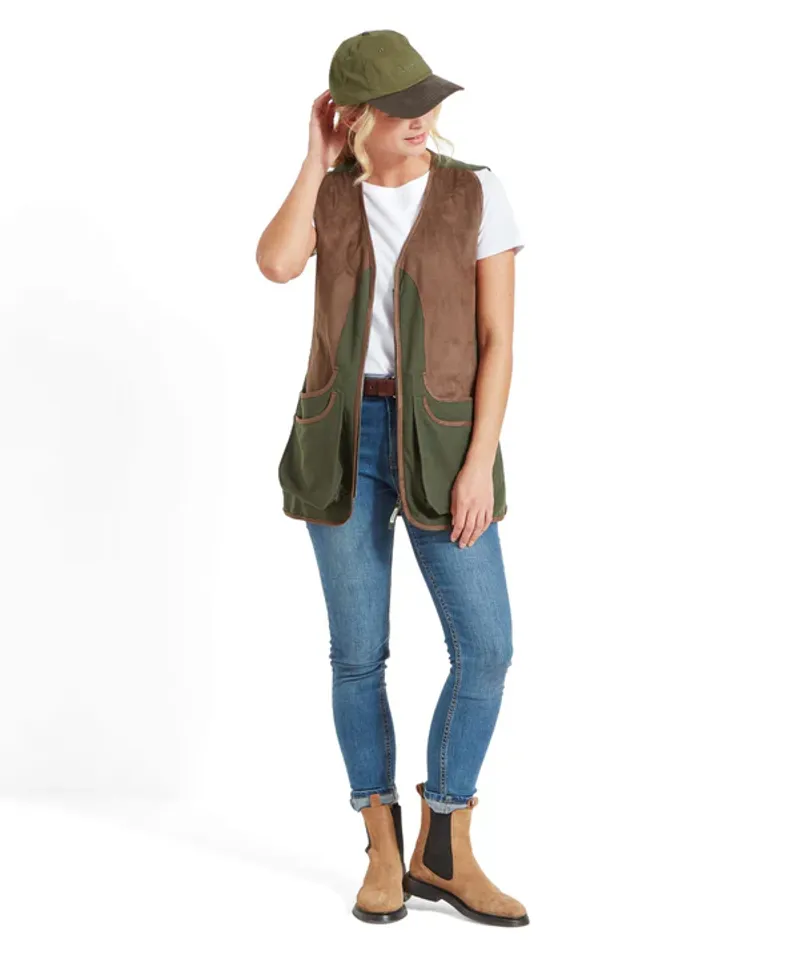 Schoffel Edenham Clay Shooting Vest - Forest-6