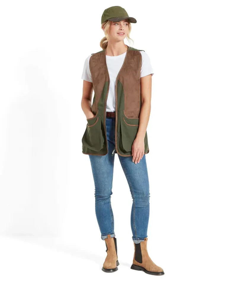Schoffel Edenham Clay Shooting Vest - Forest-1