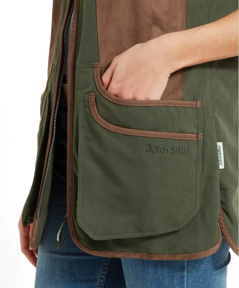 Schoffel Edenham Clay Shooting Vest - Forest-4