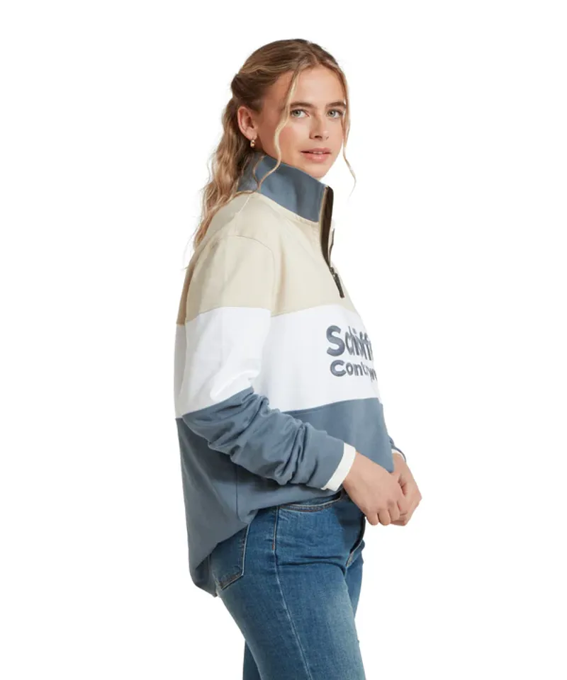 Schoffel Exeter Heritage 1/4 Zip - Stone-4