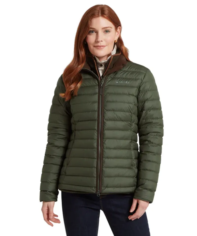 Schoffel Ladies Hambleton Down Jacket - Woodland-8