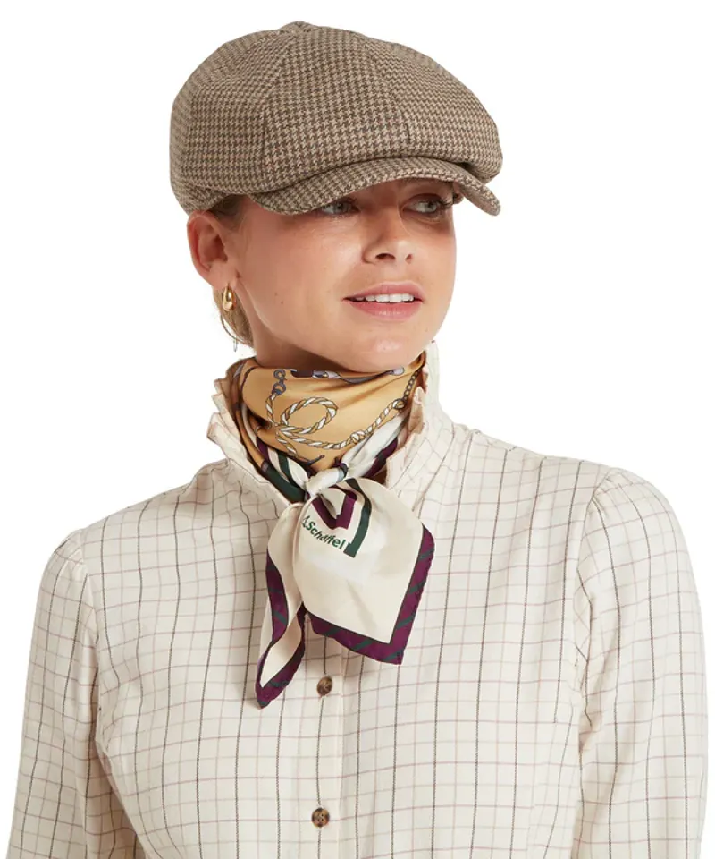 Schoffel Hathersage Silk Scarf - Bridle Print-3