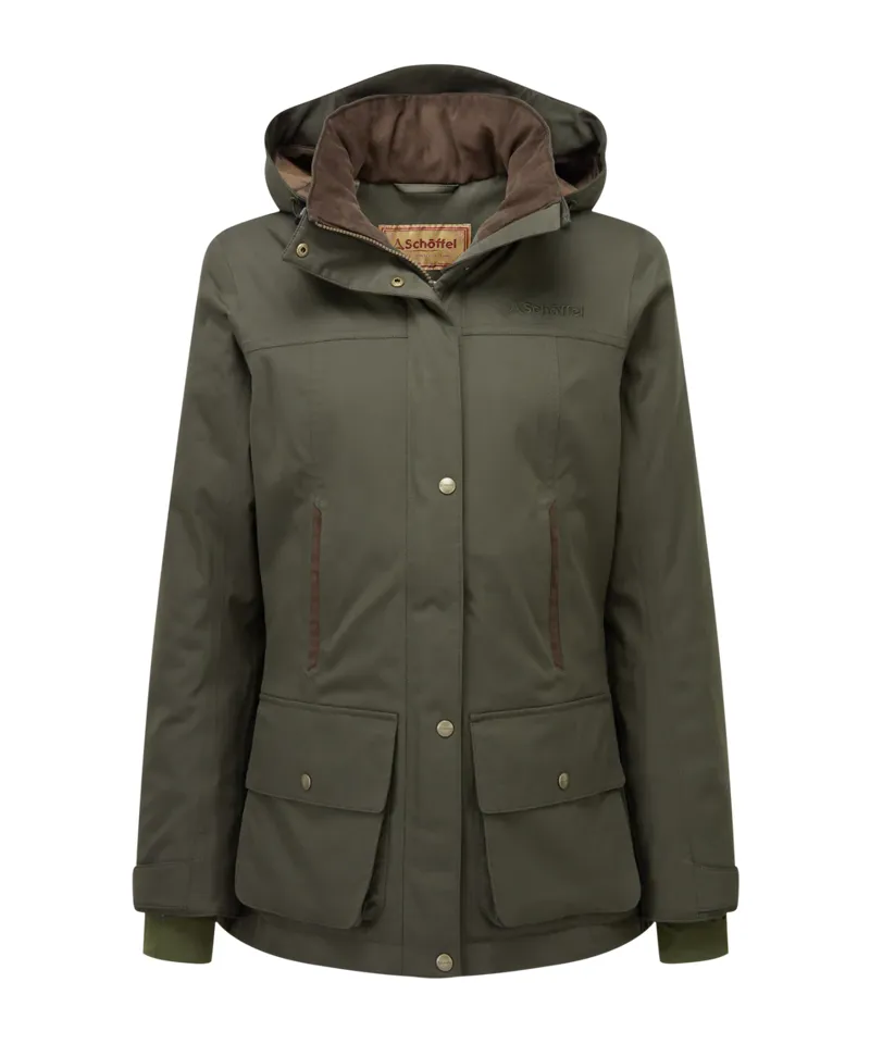 Schoffel Ladies Langton Country Coat - Woodland
