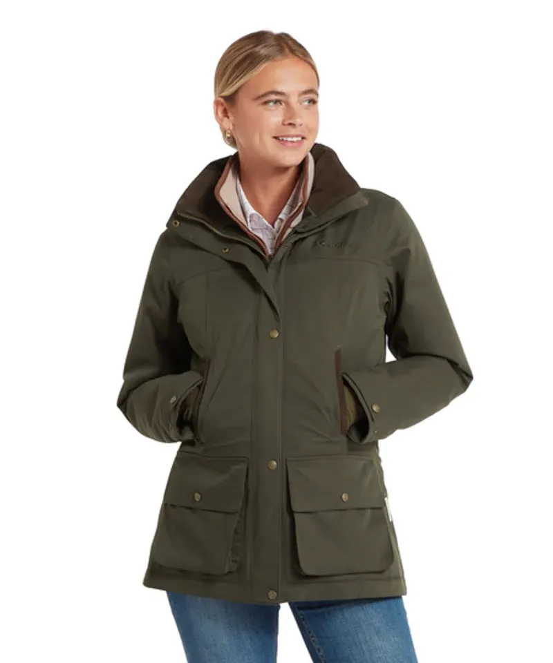 Schoffel Ladies Langton Country Coat - Woodland-1