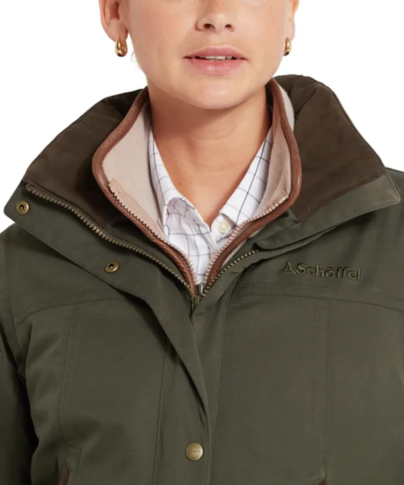 Schoffel Ladies Langton Country Coat - Woodland-11