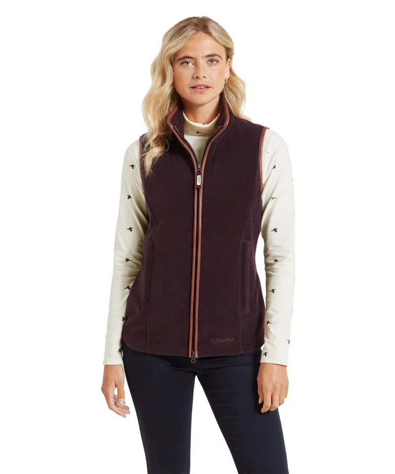 Schoffel Lyndon II Fleece Gilet - Port