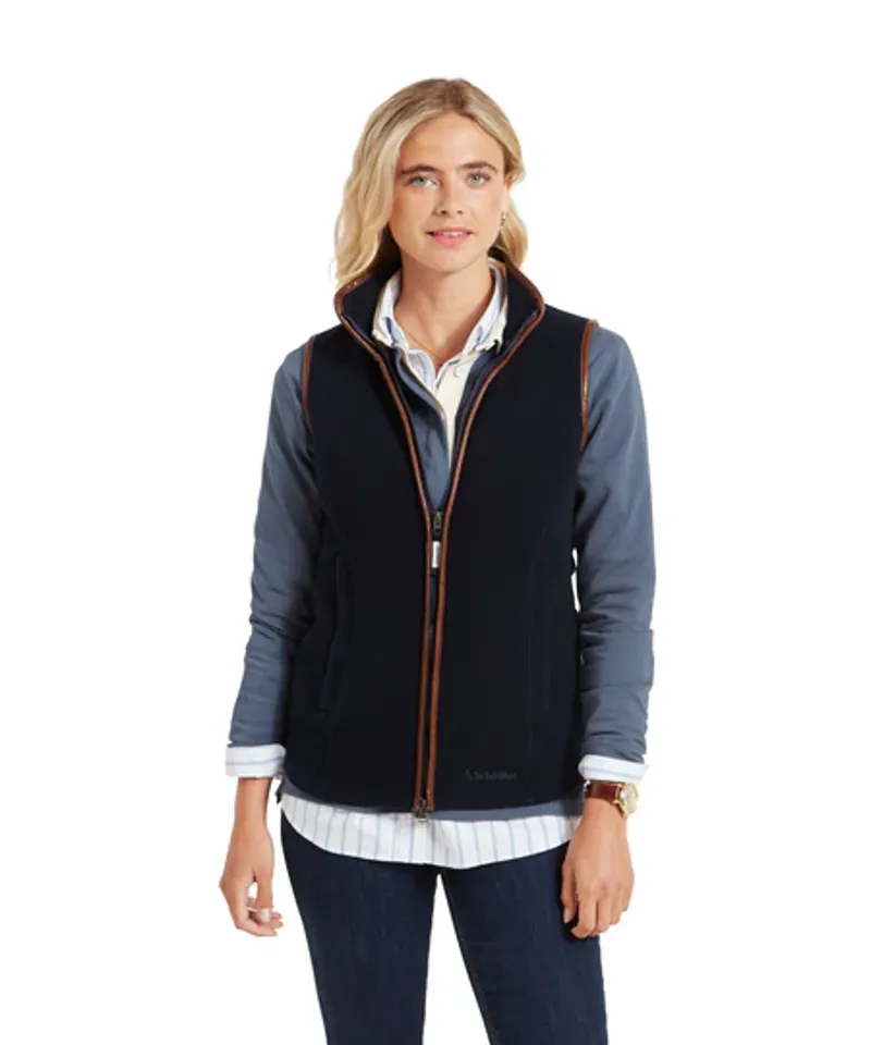 Schoffel Lyndon Fleece Gilet - Navy-2