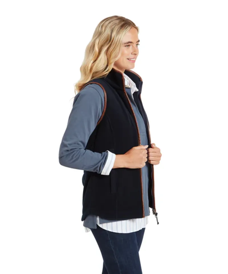 Schoffel Lyndon Fleece Gilet - Navy-3