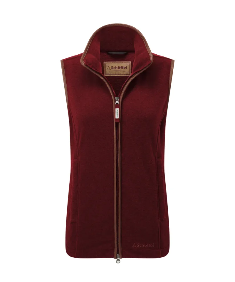 Schoffel Lyndon II Fleece Gilet - Claret-1