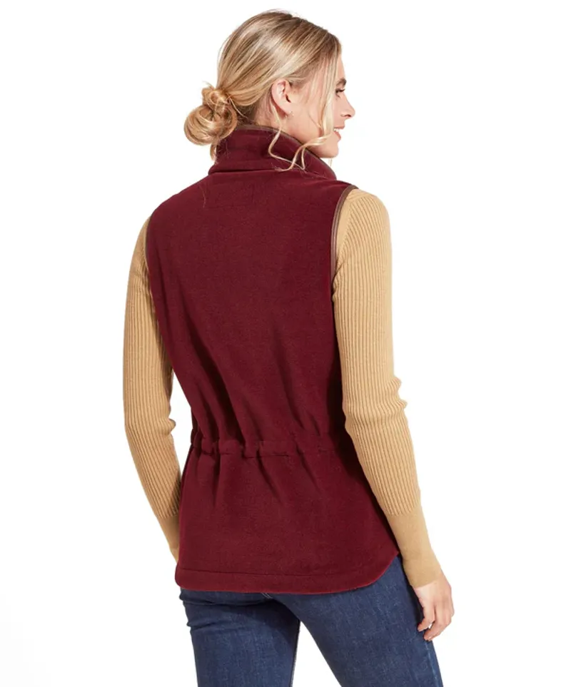 Schoffel Lyndon II Fleece Gilet - Claret-3