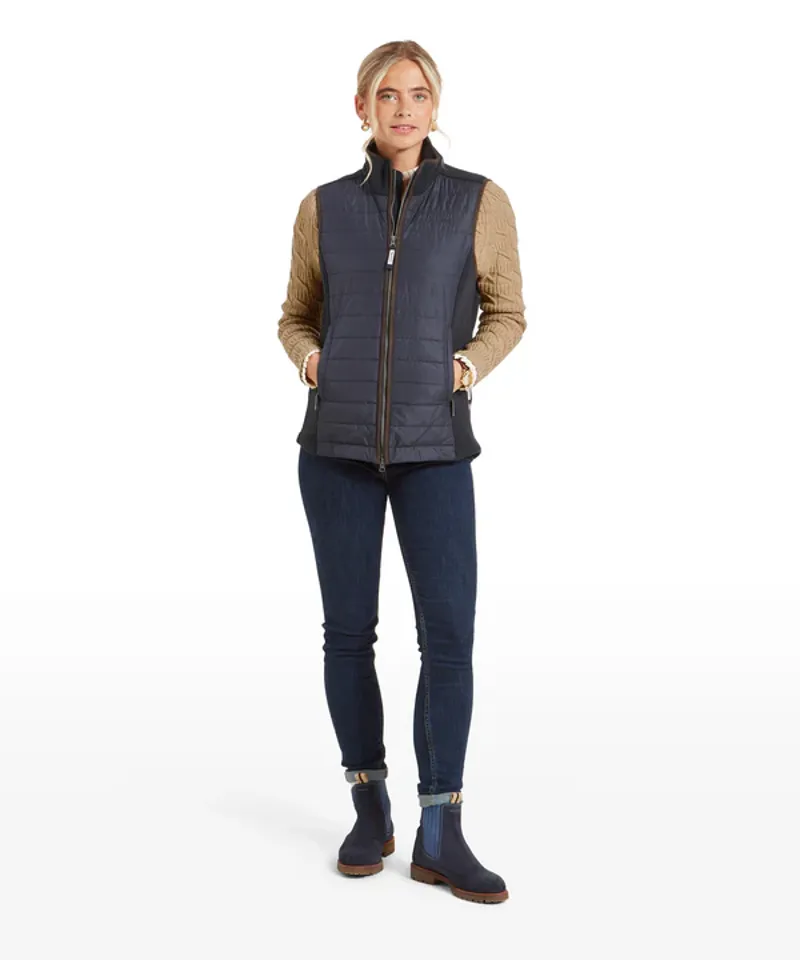 Schoffel Lyndon Hybrid Gilet - Petrol Blue-3