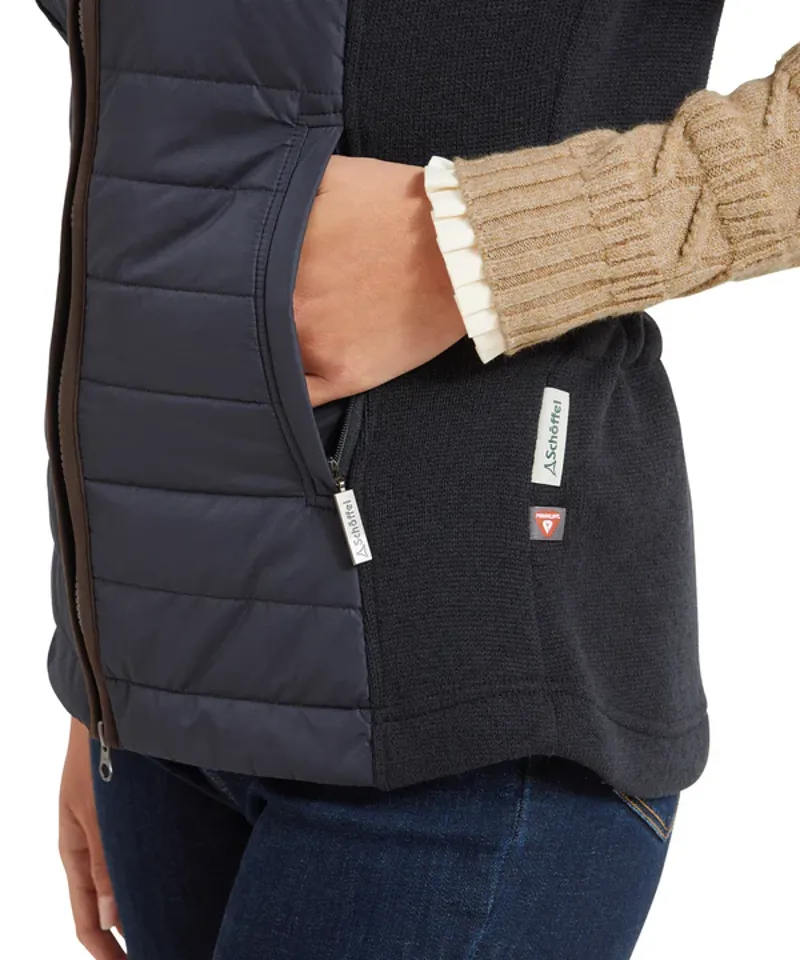 Schoffel Lyndon Hybrid Gilet - Petrol Blue-2