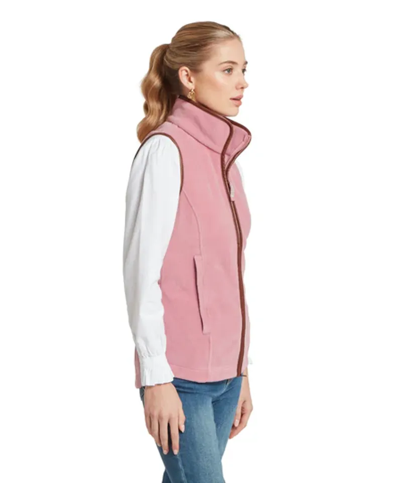 Schoffel Lyndon II Fleece Gilet - Antique Rose-4