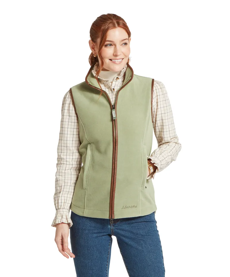 Schoffel Lyndon II Fleece Gilet - Sage Green