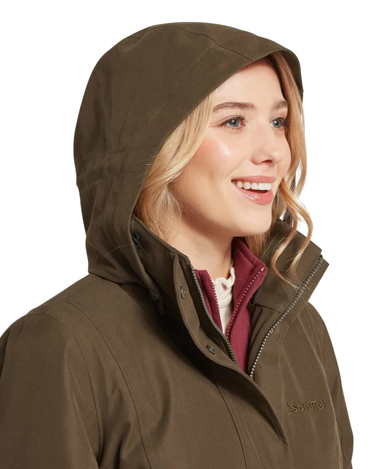 Schoffel Ladies Marefield Waterproof Coat - Dark Caper-12