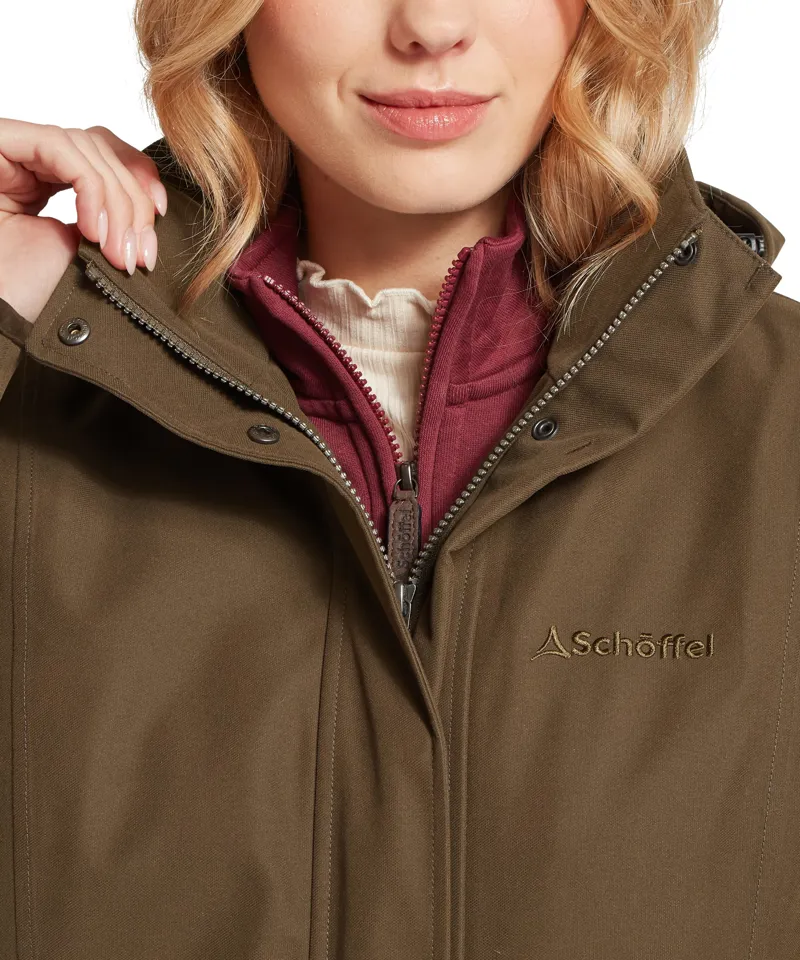 Schoffel Ladies Marefield Waterproof Coat - Dark Caper-7