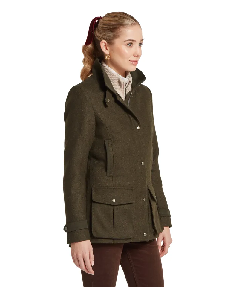 Schoffel Murra Tweed Coat - Dark Loden Herr. Tweed-1