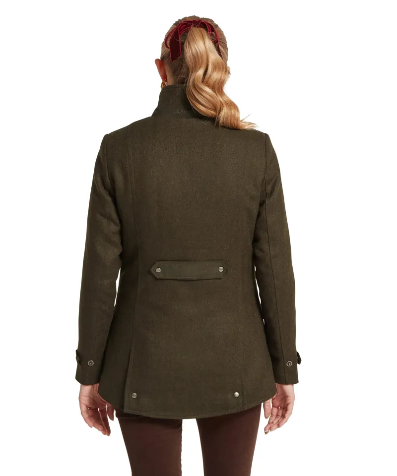 Schoffel Murra Tweed Coat - Dark Loden Herr. Tweed-4
