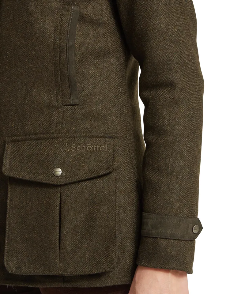 Schoffel Murra Tweed Coat - Dark Loden Herr. Tweed-2