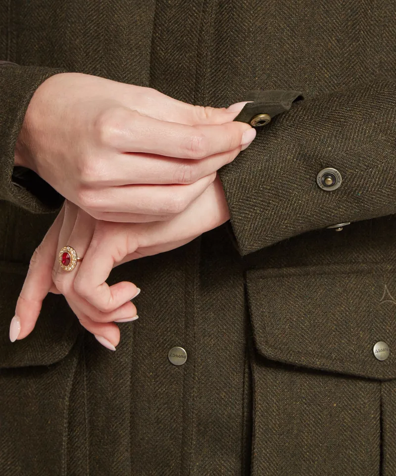 Schoffel Murra Tweed Coat - Dark Loden Herr. Tweed-3