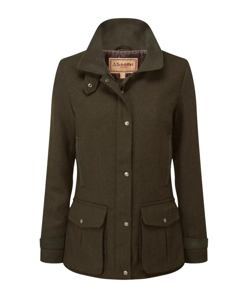 Schoffel Murra Tweed Coat - Dark Loden Herr. Tweed-7