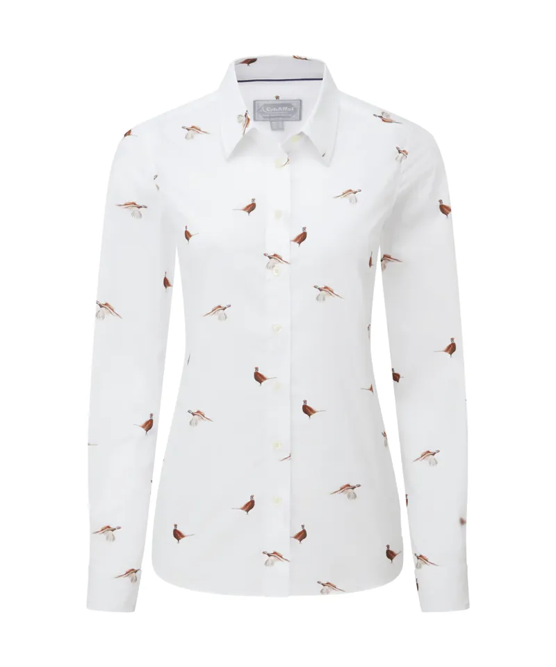 Schoffel Norfolk Shirt - Ptarmigan Print-1