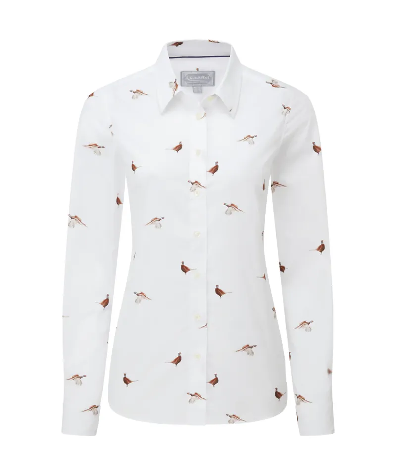 Schoffel Norfolk Shirt - Pheasant Print-1