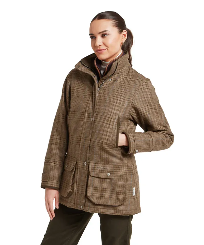 Schoffel Ptarmigan Tweed Coat - Teviot Tweed-2
