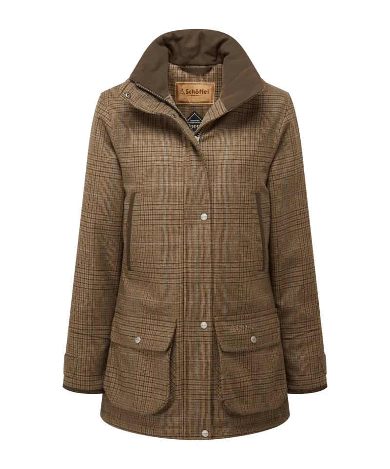 Schoffel Ptarmigan Tweed Coat - Teviot Tweed-7