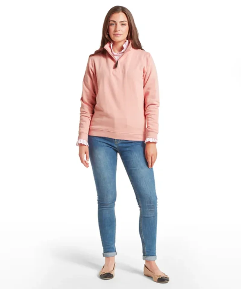Schoffel Sennen Cove Sweatshirt - Pale Rose-4