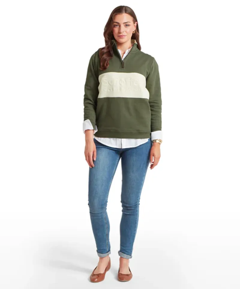 Schoffel St Agnes Sweatshirt - Beetle Green-3