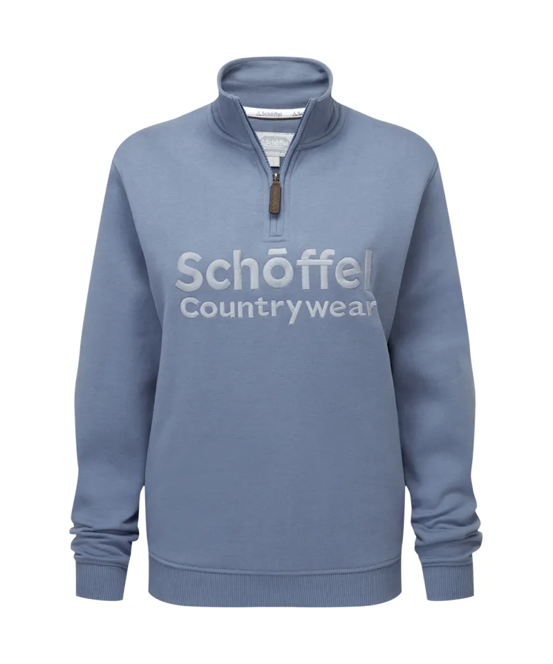 Schoffel Ladies St Issey Sweatshirt - Storm Blue-1