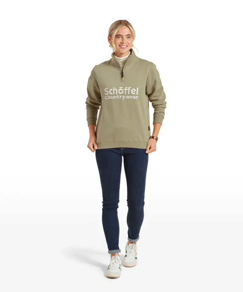 Schoffel St Issey Sweatshirt - Light Sage-5
