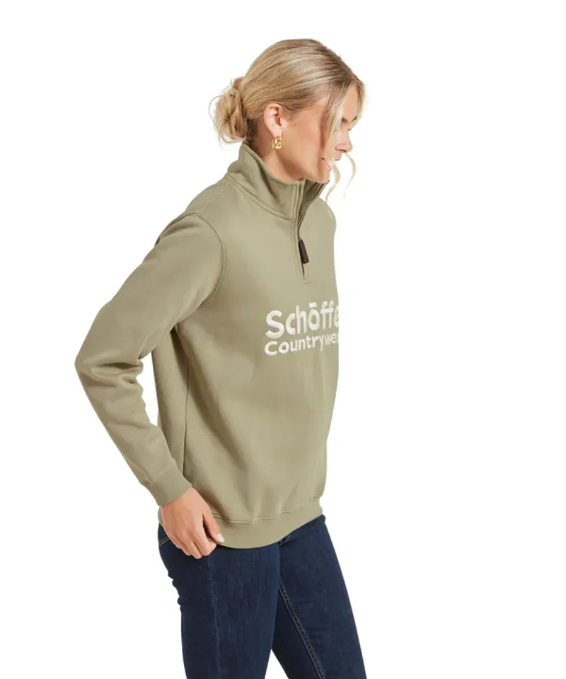 Schoffel St Issey Sweatshirt - Light Sage-2