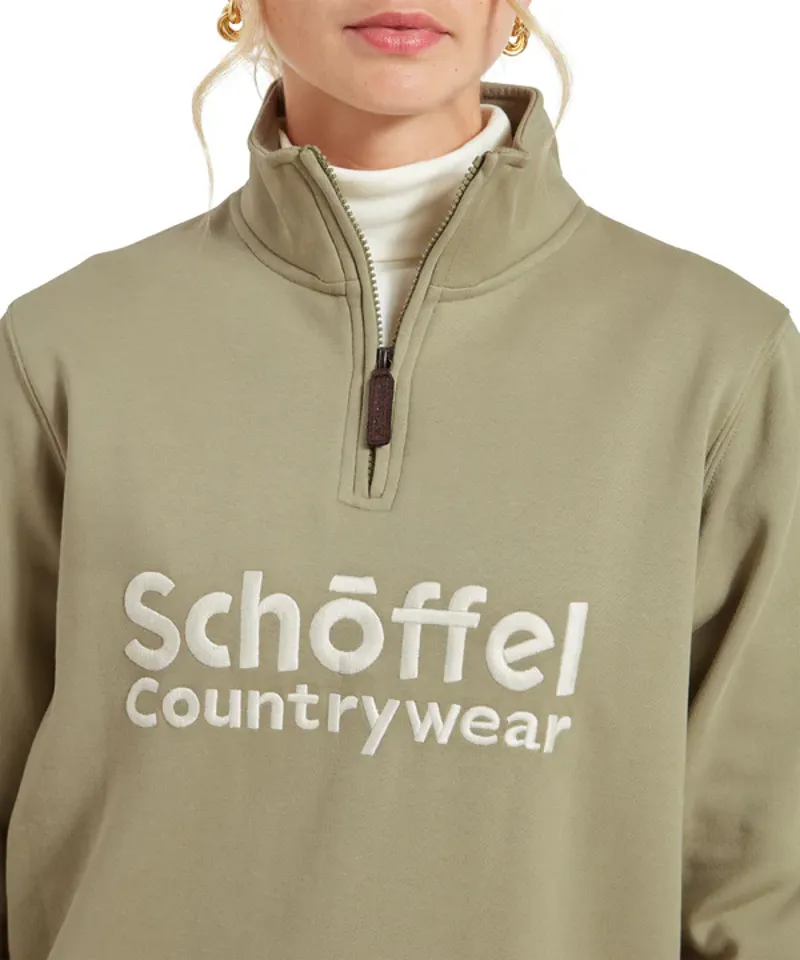 Schoffel St Issey Sweatshirt - Light Sage-6