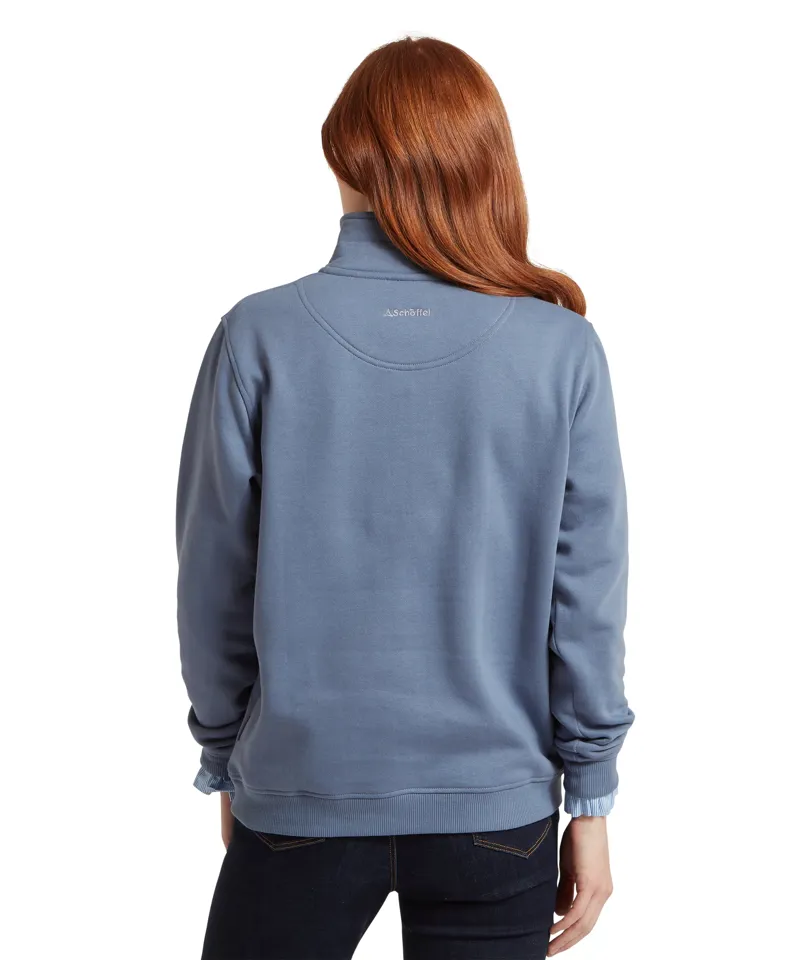 Schoffel Ladies St Issey Sweatshirt - Storm Blue-4