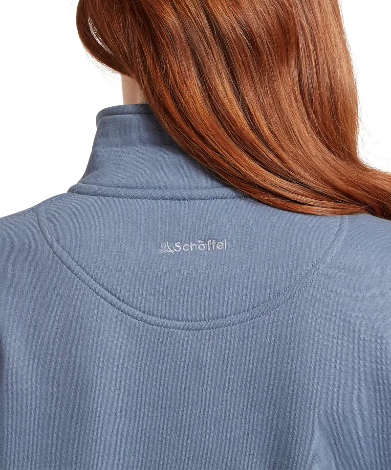 Schoffel Ladies St Issey Sweatshirt - Storm Blue-5
