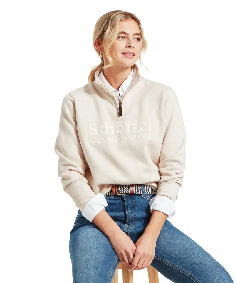Schoffel Ladies St Issey Sweatshirt - Oat Marl