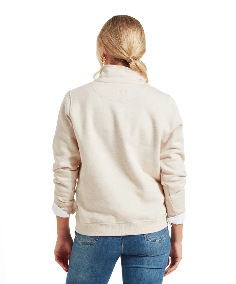 Schoffel Ladies St Issey Sweatshirt - Oat Marl-3