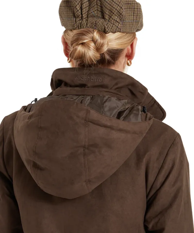 Teal Shooting Coat - Coffee Bean-8