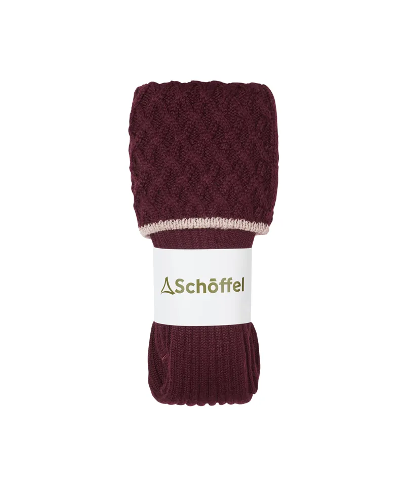 Schoffel Teal Sock - Port