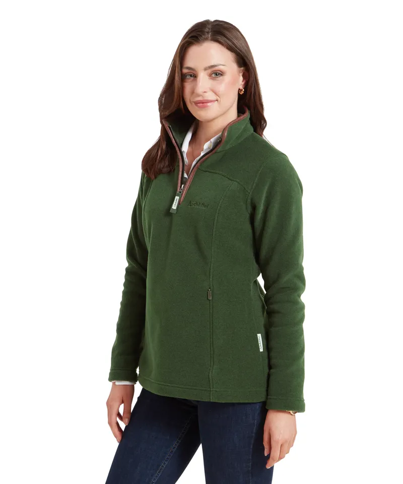 Schoffel Tilton II 1/4 Zip Ladies Fleece - Forest-2