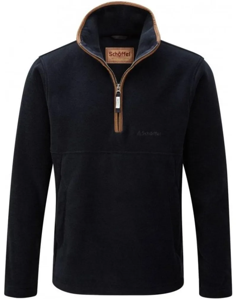 Schoffel Berkeley 1/4 Zip Fleece - Navy 