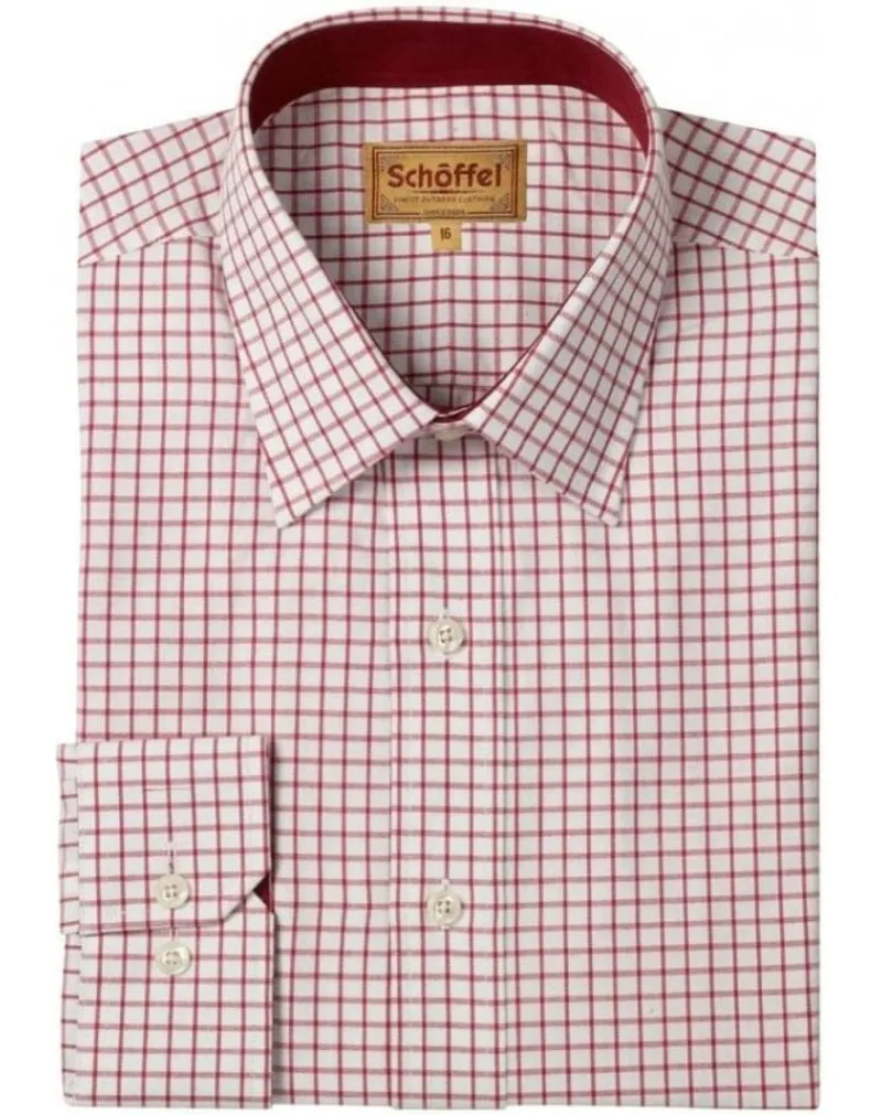 Schoffel Cambridge Check Shirt - Red