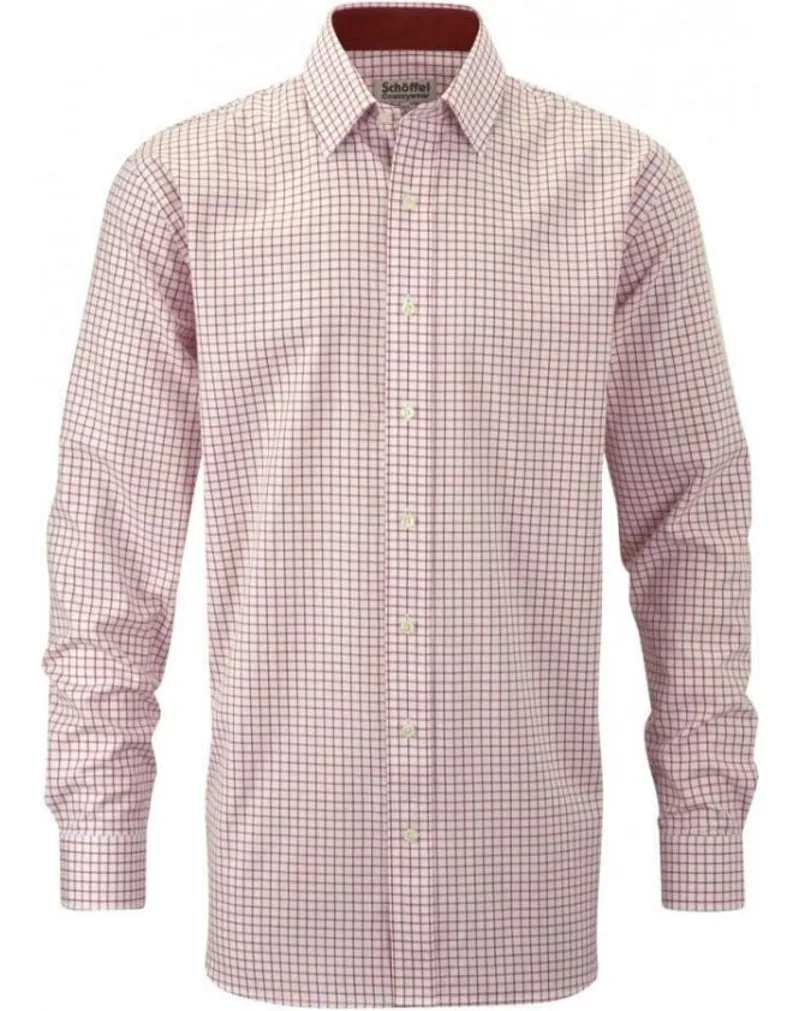 Schoffel Cambridge Check Shirt - Red-2