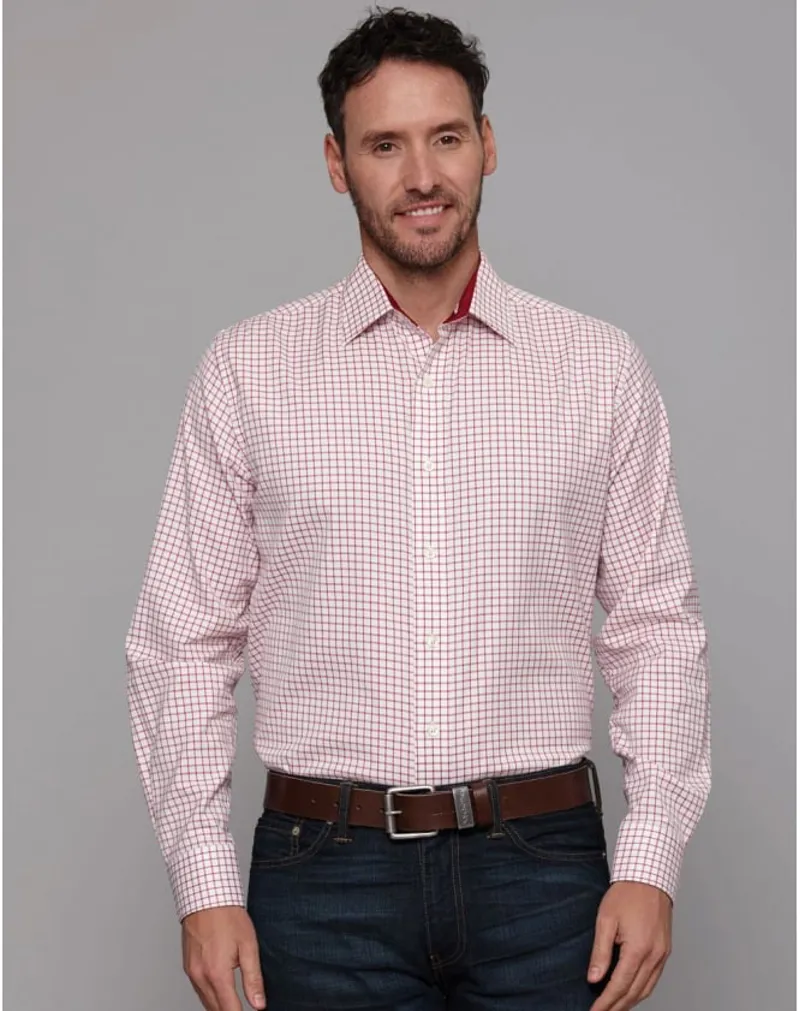 Schoffel Cambridge Check Shirt - Red-1