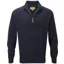 Schoffel Cotton/Cashmere 1/4 Zip Jumper - Navy