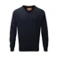 Schoffel Cotton/Cashmere V Neck Jumper - Navy SIZES XL + XXL