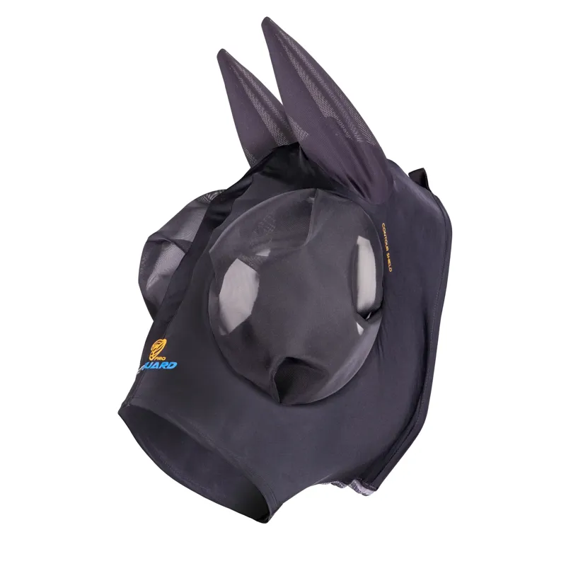 Shires Stretch Fly Mask - Jet Black-1