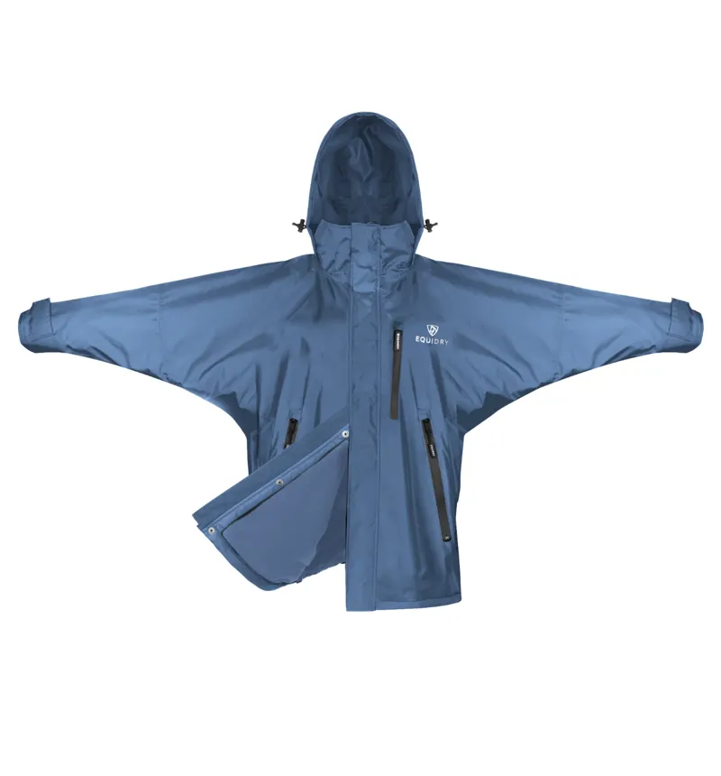 EQUIDRY Shortie Adult Jacket - Steel Blue- Blue-3